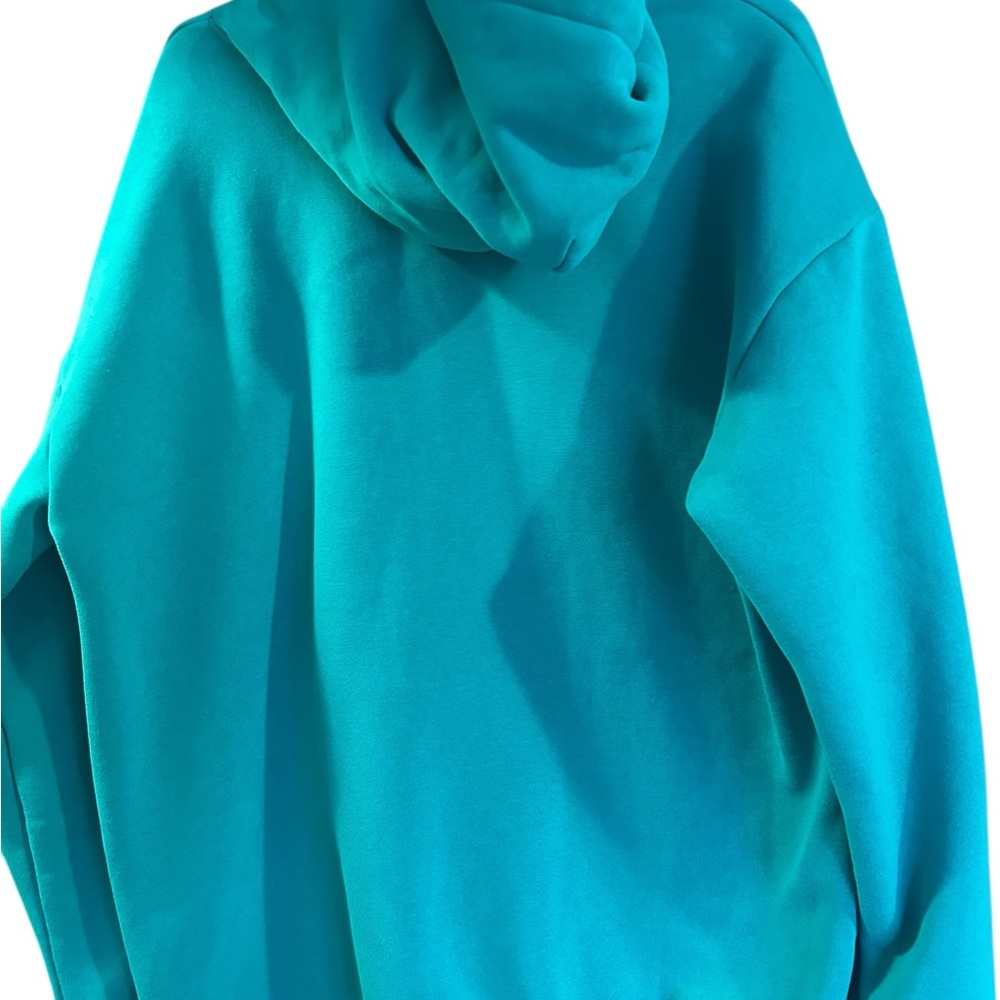 Cmfrt Signature Hoodie Aqua Large EUC unisex oversized pullover sweatshirt - Picture 4 of 8